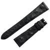Ремешок для часов из страусиной кожи, замена в Японии, подлинный [KUNISTEIN] (Черный / 19-14 мм / Кожа) (Сделано / Кожа)