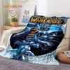 WOW, World of Warcraft  Demon Hunter, Lich King Game Flannel Blanket for Beds Bedroom Sofa Picnic,Throw Blanket Outdoor Leisure