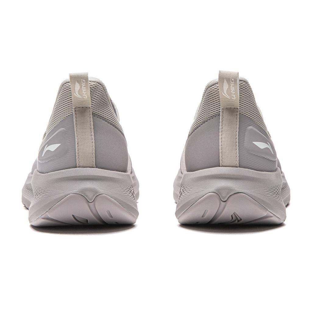 Li Ning Cloud Yi Слипоны Устойчивые к истиранию Дышащие Амортизирующие Нескользящие Низкие Повседневная Обувь Мужская Серая AGLW055-4