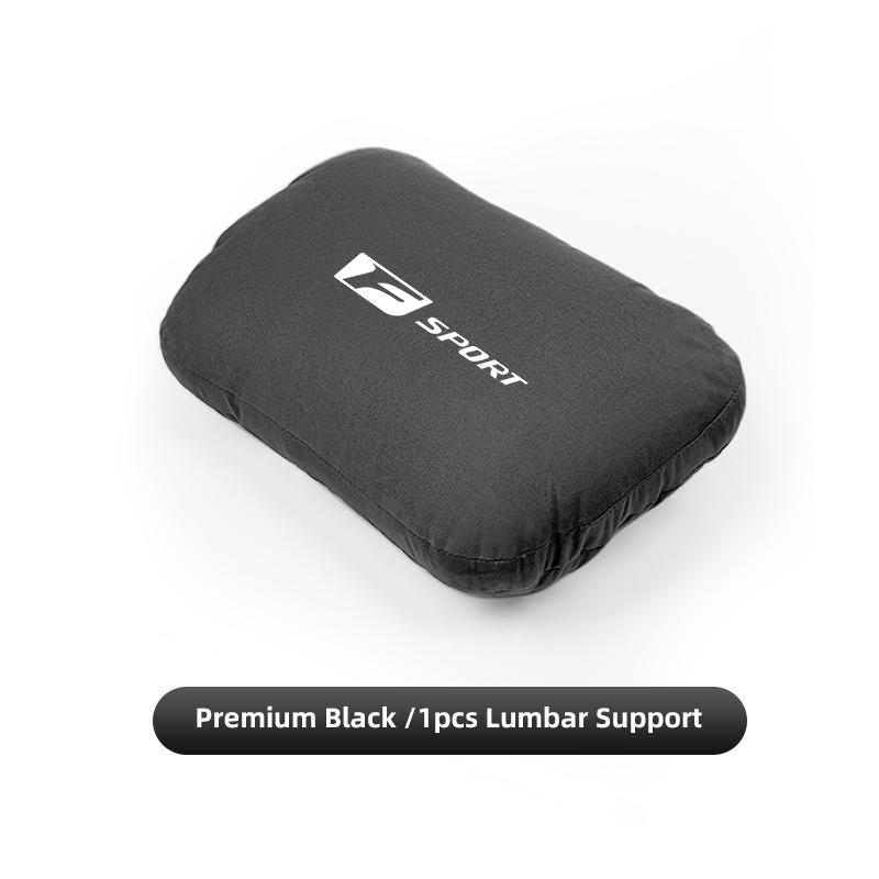QDDY3 Luxury Suede Car Interior Seat Headrest Support Lumbar Pillow For Lexus F SPORT LBX NX RX 350h 450h ES UX 300e GS GX IS LS LX
