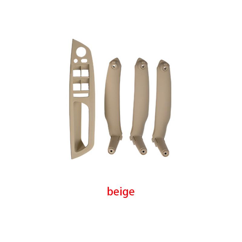 Бежевый, черный, серый подлокотник, левое переднее водительское сиденье с левым рулем, внутренняя дверная ручка, внутренняя панель, накладка для BMW E70 E71 X5