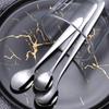 Набор ложек из нержавеющей стали с длинной ручкой для смешивания и приправ