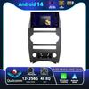 Android 14 Автомагнитола Carplay Для Jeep Commander XK 2007 Мультимедийный Видеоплеер Навигация GPS Стерео 2Din DVD Головное Устройство WIFI+4G