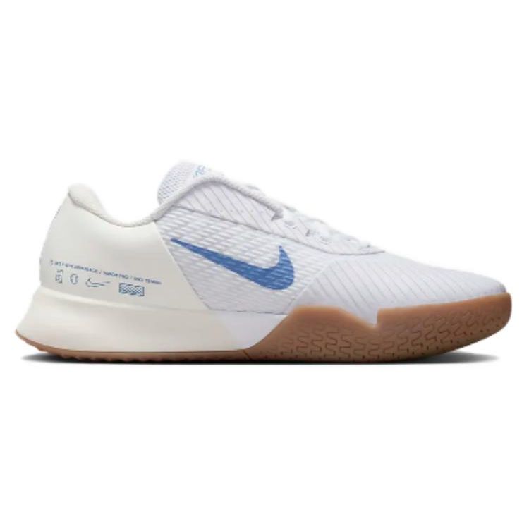 Nike Court Air Zoom Vapor Pro 2 белые светло-голубые мужские кроссовки Sail Gum-светло-коричневые DR6191-107