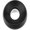 QWORK Motorcycle Helmet Stand, Helmet Service Pad, Helmet Support Donut Ring For Motorcycle Snowmobile Scooter Helmetsm, Black