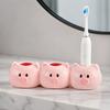 Cartoon Electric Toothbrush Holder Piggy Design Countertop Organizer Toothpaste Stand  Bathroom