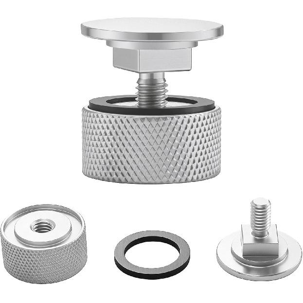 6-Pack Aluminum Alloy Welding Helmet Fasteners | with Non-Slip Silicone Washer - Durable Pipeliner Replacement Parts