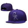 Colorado Rockies Baseball Cap Adjustable Hip Hop Style All