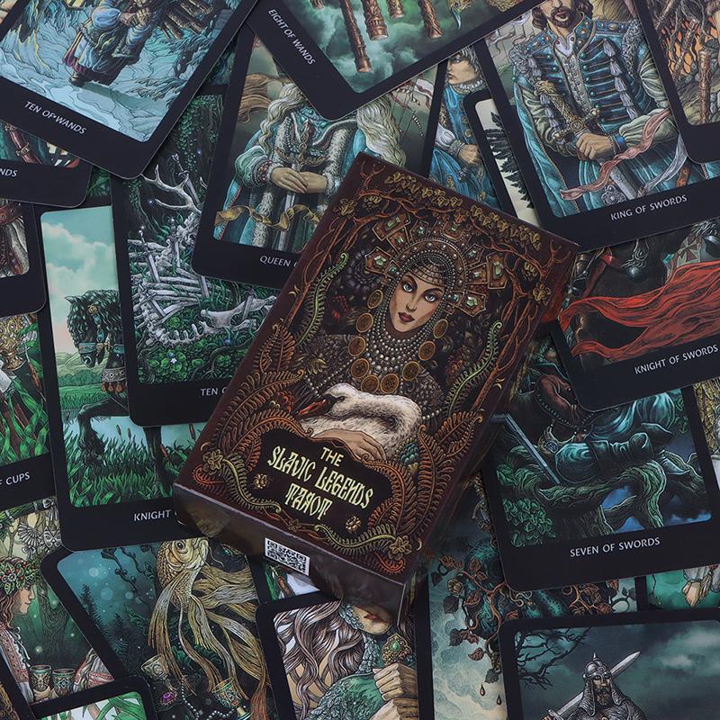 Славянские Легенды Карты Таро Карманный Размер Для Начинающих Колода Таро Настольная Игра