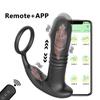 APP Control Telescopic Prostate Massager Butt Plug Anal Vibrator Sex Toys for Men Ass Anal Dildo Men Bluetooth Buttplug 10 Modes
