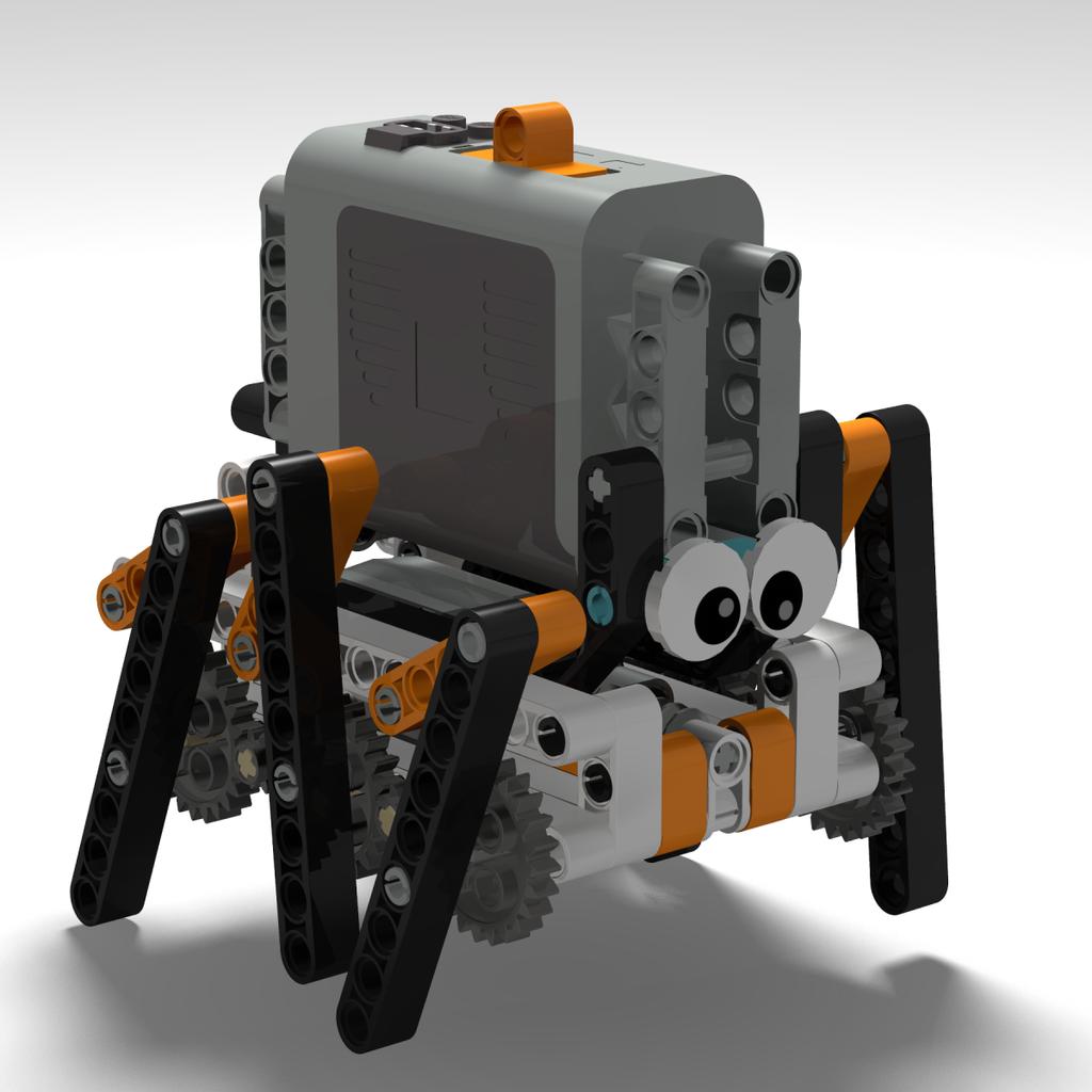 Технические электрические MOC Строительные блоки 6-ногий Шагающий Робот Радиоуправляемый Всенаправленный Робот Модель DIY кубики блоки Игрушка для детей