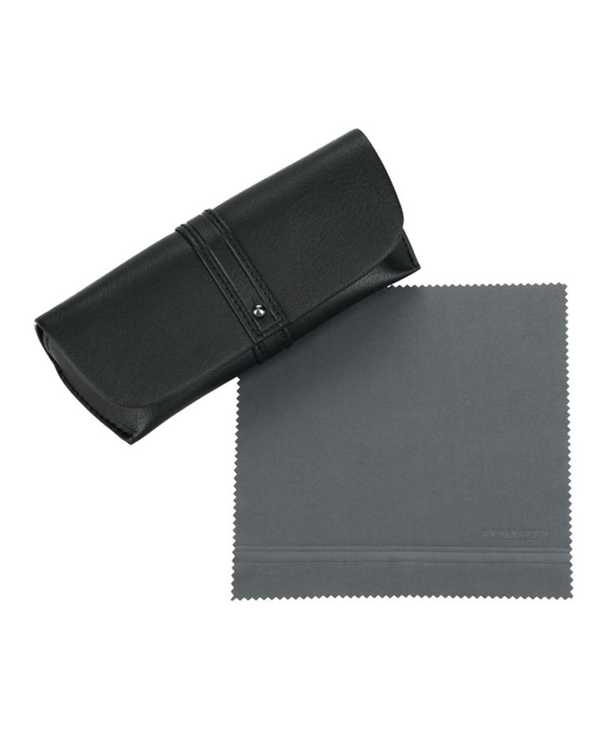 Солнцезащитные очки типа Boston REMASTER INNERLABEL модный деловой нос [Zoff] (черный (градация)) Унисекс, легкий, титановый, стильный, костюм,