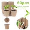 60pcs Seed  Tray,  Seedling Pot, Pulp Seedling Cup, Plant Pot Germination Cup
