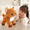 Cute Standing Sika Deer Plush Doll Window Decoration Children'S Sleeping Deer Doll Birthday Gift