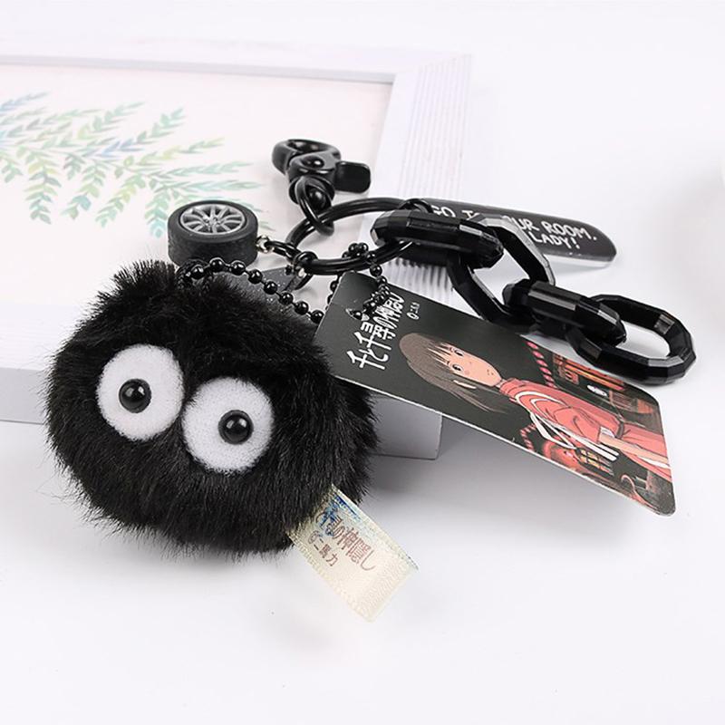 Black Coal Elf Keychain Spirited Away Hayao Miyazaki My Neighbor Totoro Briquett