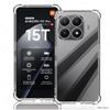 Для Xiaomi 15T Pro Чехол Задняя сторона Кристально прозрачный Защитная крышка для объектива камеры На для Xiaomi 15T 5G Прозрачный Мягкий бампер Тонкий Funda