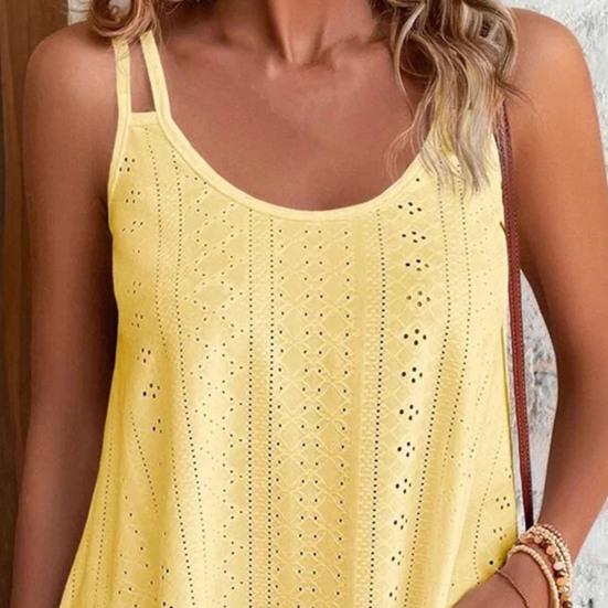 Женский жилет с круглым вырезом без рукавов, с двойными бретельками, свободный повседневный