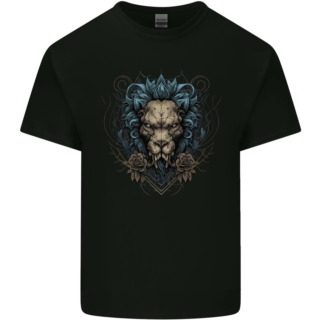 Devil Lion Skull Fantasy Demon Unisexs Light Cotton TShirt