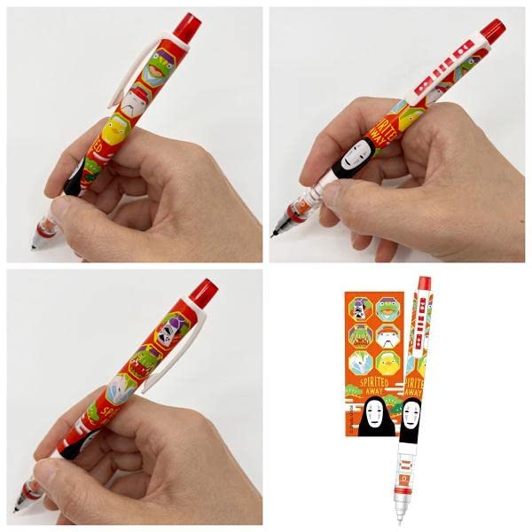 Набор механических карандашей Kurutoga с дизайном «Восемь миллионов богов», 0,5 мм (Механический карандаш, наклейка)