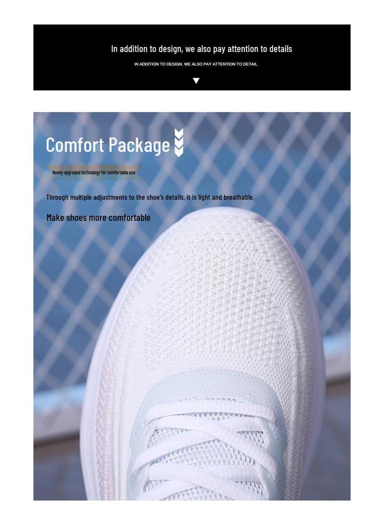 Женские кроссовки на нескользящей подошве для весны/лета 2025 года - Мягкая подошва, корейский стиль, универсальные для ходьбы и путешествий