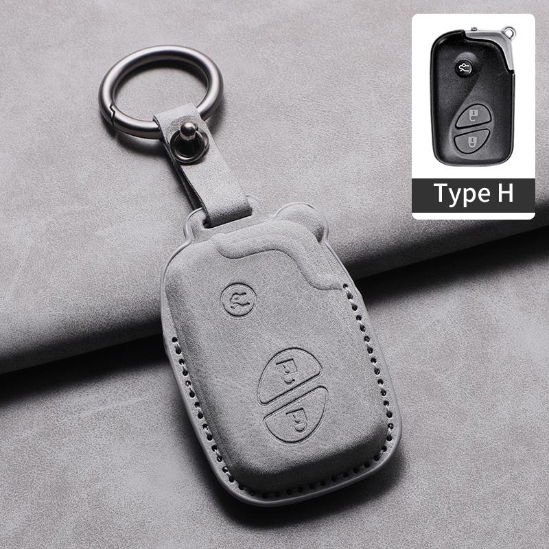 JBH4 Suede Fur Car Key Case Cover Protector Holder For Lexus CT200H GX400 GX460 IS250 IS300C RX270 ES240 ES350 LS460 GS300 450h 460h