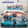 Inter Milan  Pattern Bedding Quilt Set Quilt Cover Pillowcase Home Decoration Birthday Gift (1 * duvet cover + 2 * pillowcase, without core)