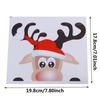 Рождественская наклейка на автомобиль Санта-Клаус Лось Мультфильм Кузов автомобиля Авто Стекло Зеркало Окно Стена Украшения Статические наклейки