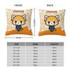 Custom Japan Cartoon Aggretsuko Anime Modern Throw Pillow Cover Bedroom Decoration Chair Cushion