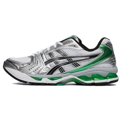 Кроссовки Gel Kayano 14 Белые Малахитово-зеленые 1201A019-110