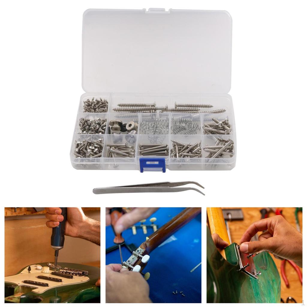 262шт комплект винтов для электрогитары монтажные винты DIY оборудование для тюнера