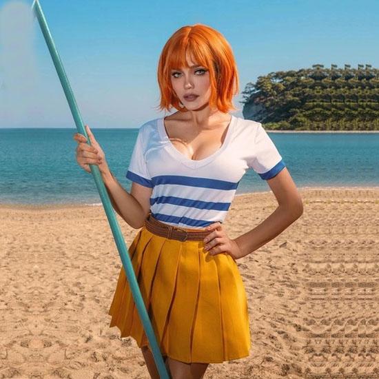 Tv Action Movie Anime Monkey D Luffy Coby Roronoa Zoro Cosplay Costume Suits Uniform Short Skirt Halloween Carnival Party for Women