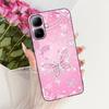 For Infinix Smart 20 4G Case New Fashion Flower Pattern Soft Black Silicone Phone Cover For Infinix Smart 20 Bumper Smart20 Para