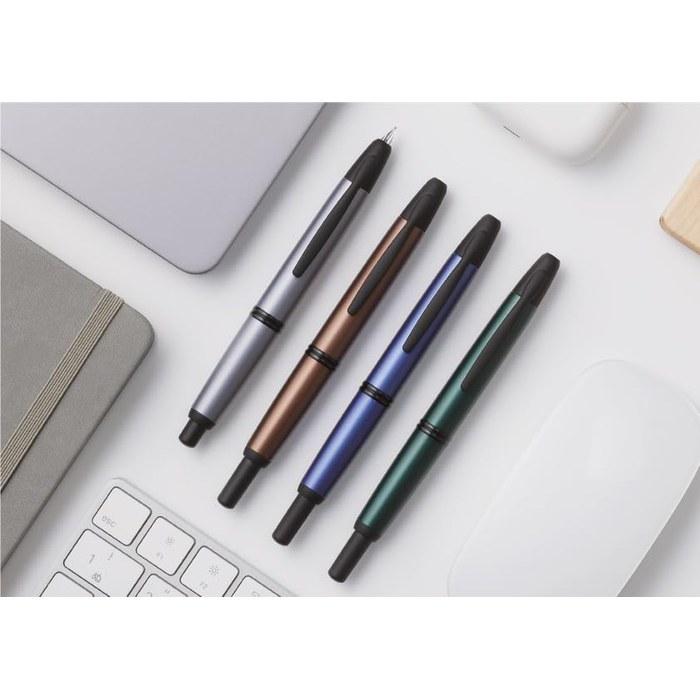 PILOT Fountain Pen Capless Knock Type Special Alloy Pen F (Fine) FCS1MDGF Pilot Matt Deep Green