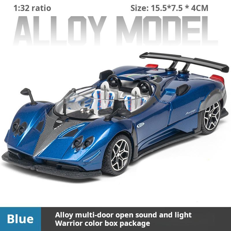 1:32 Pagani  Alloy Sports Car Model Diecast Metal Racing Vehicle Model Simulation Sound and Light Kid Toy Gift