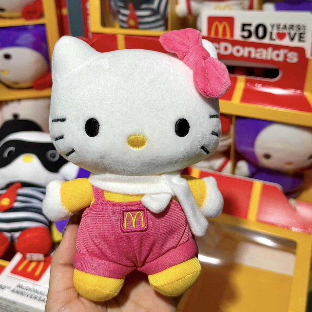 Оригинальная плюшевая игрушка Hello Kitty, выпущенная к 50-летию McDonald's — лимитированная серия, подарок на день рождения.