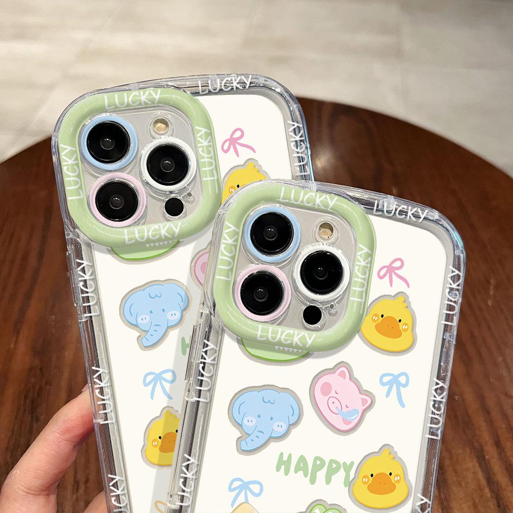 Чехлы для мобильных телефонов iPhone 11 13 XR 15 Pro Max 12 14 Pro Max чехол для iPhone 16 7 Plus 8 Plus XS Max Мультяшный узор Защита от падений Ударопрочный