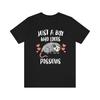 230 Gsm 100% Cotton Just A Boy Who Loves Possums Shirt Possum Lover Shirt Possum Shirt Possum Lover Gift Animal Adult Kids Shirt