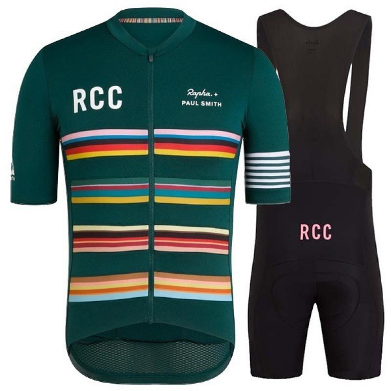 Mens Short Sleeve Cycling Jersey Set Pro Team Style Road Bike Quick Dry Breathable Performance Wear