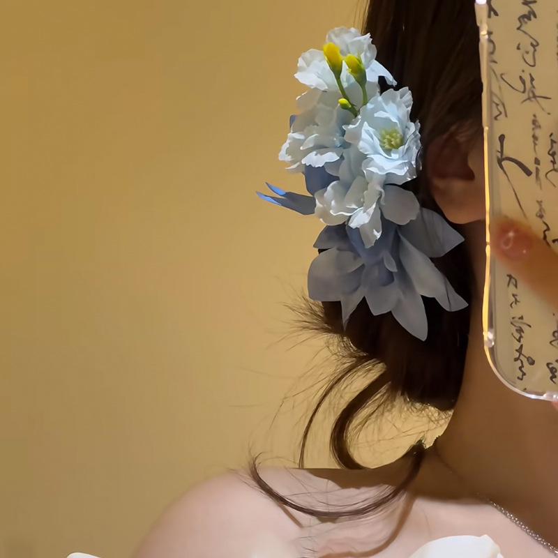 Восхитительная заколка для волос в виде цветка лилии: Элегантная заколка-краб для причесок