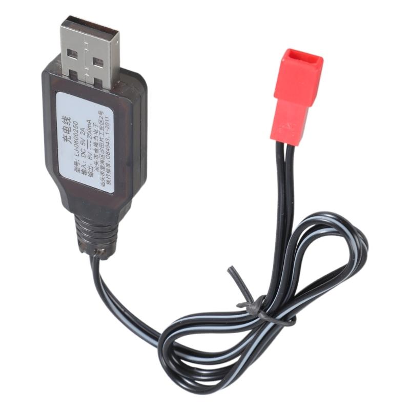 JST Plug Lithium Battery Charger Wire 6V Charging Cable Cord for Electric Toy Robot Remote Controlled Car 50cm