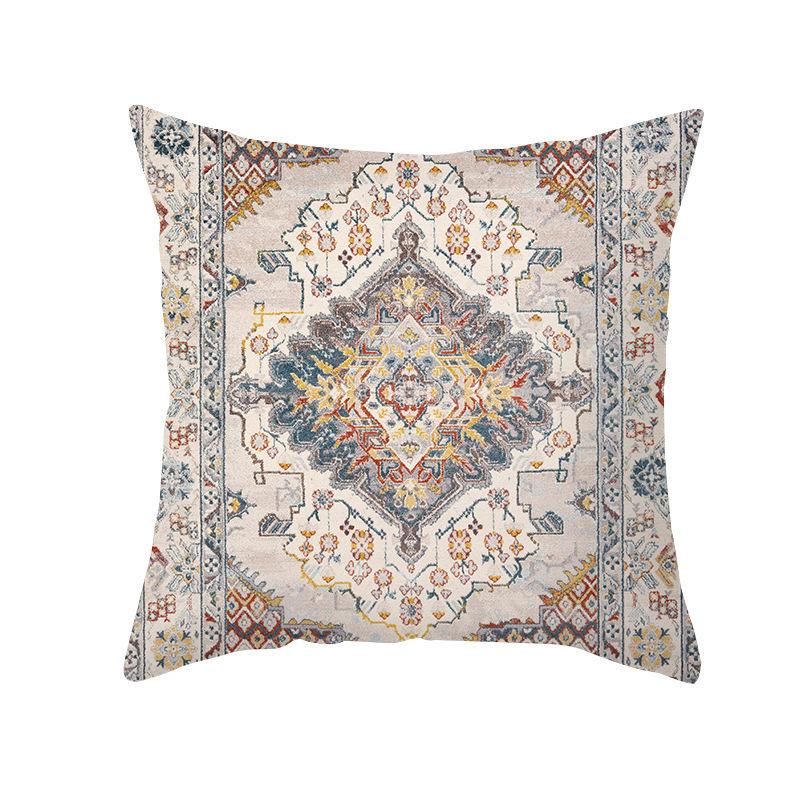 Bohemian Style Retro Throw Pillow Case Printed Home Sofa Decorative Pillow Cushion