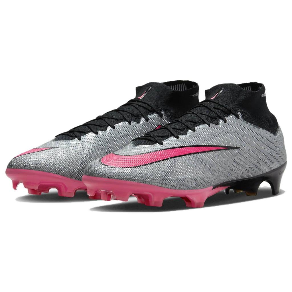 Nike Zoom Mercurial Superfly 9 Elite FG 25th Anniversary Pack Men Sneakers Silver Metallic-Silver Black FB8397-060