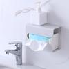 Bathroom Tissue Storage Box Wall Mount Wide Mouth Toilet Paper Holder Multifunctional Living Room Dining Room Napkin Dispenser Box Household Supplies
