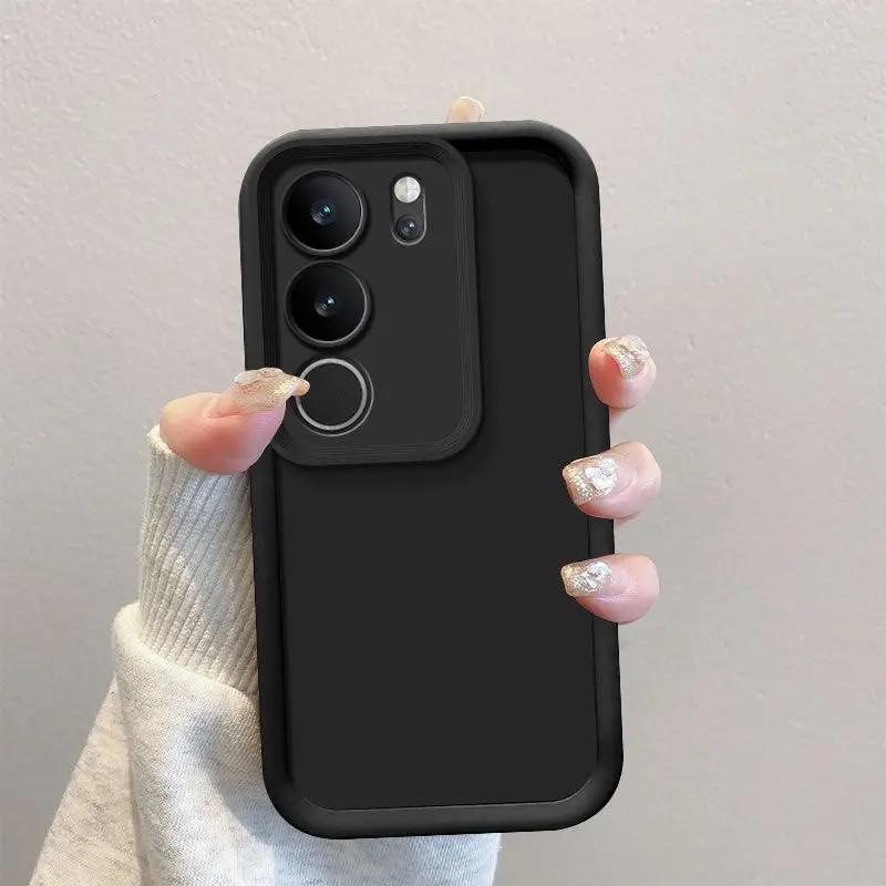 Для Tecno Camon 40 Pro Camera Lens Protection TPU Black Case для Camon 40 Pro 5G Мягкий силиконовый противоударный чехол для телефона