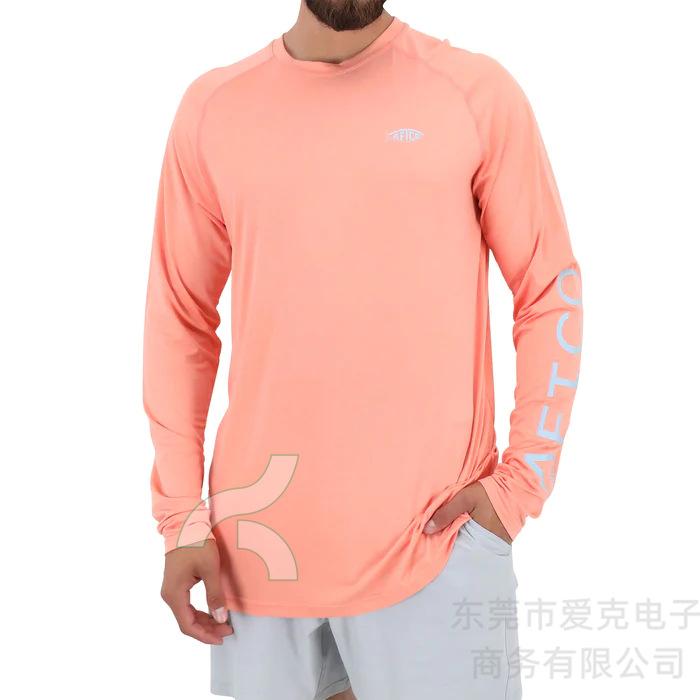 AFTCO Fishing Suit Outdoor Luya Fishing Sportswear Summer Sunscreen Long Sleeve T-Shirt Quick Drying Breathable Top