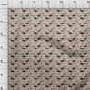 oneOone Ткань Cotton Flex Light Brown Fabric Floral & Puppies Dress Material Fabric Print Fabric By The Yard 40 Inch