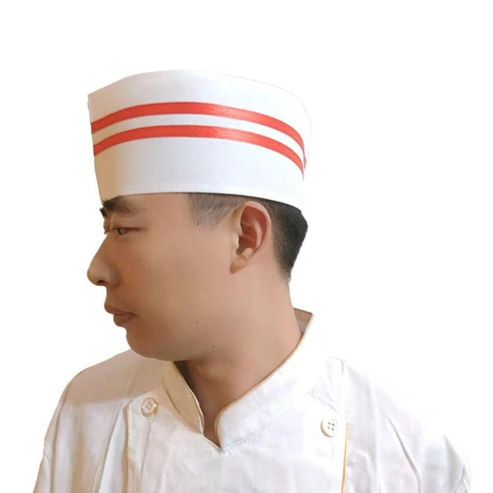 Flat Headwear Chef Hat Breathable Hotel Chef Hat Kitchen Forward Cap Cook Cap Kitchen