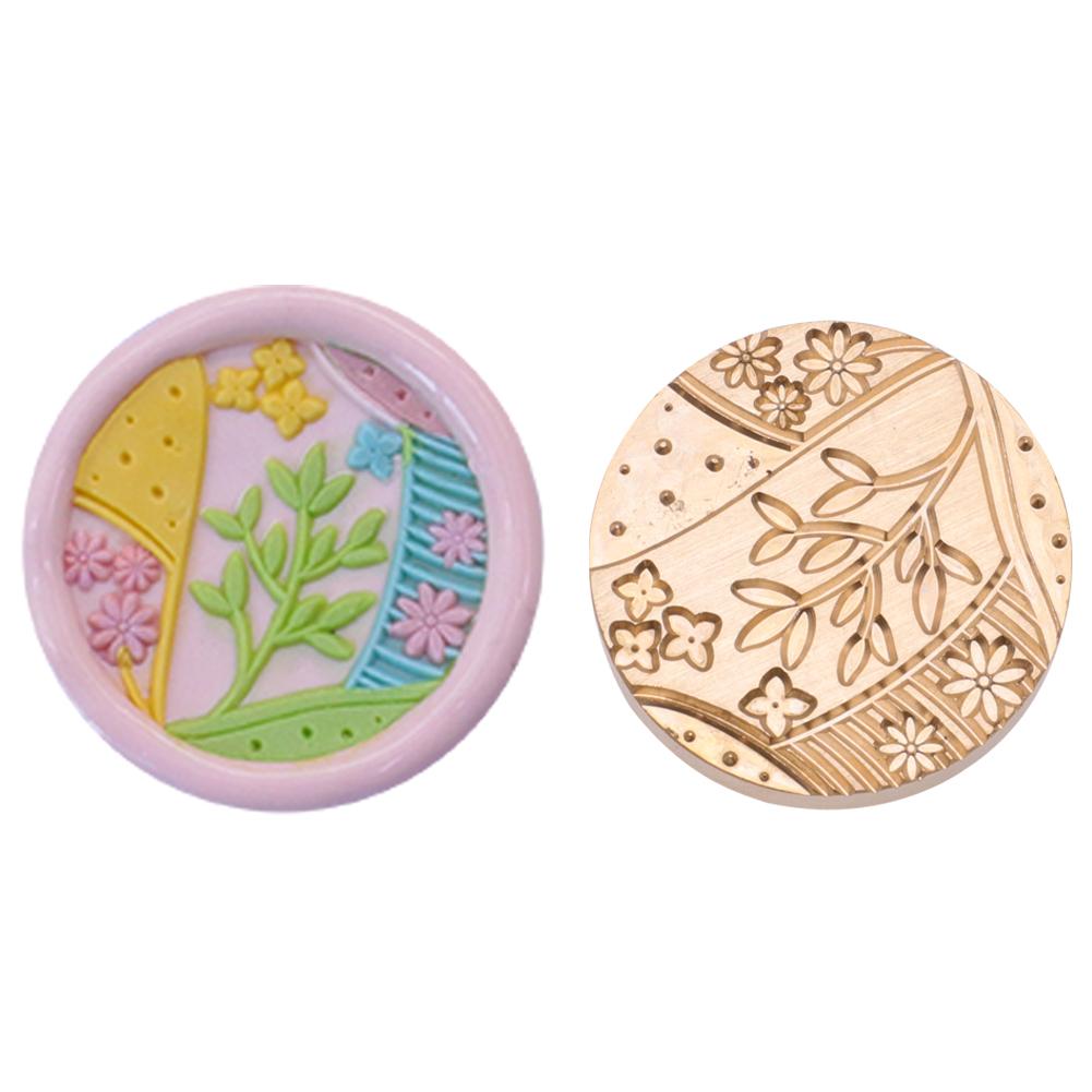 25 мм печать медная голова 3D рельефная круглая форма огненная краска медная голова DIY ручной учетный пригласительный конверт для подарка Скрапбукинг