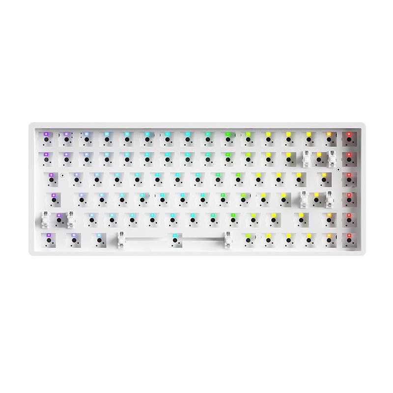 Беспроводная Bluetooth механическая клавиатура DIY Kit, RGB, три режима, 84-108 клавиш