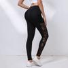 Женские спортивные повседневные леггинсы с карманом, цветная сетка, фитнес-штаны, штаны для йоги